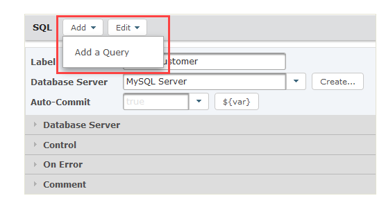Add Query 