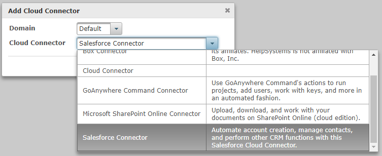 Add Cloud Connector Resource 