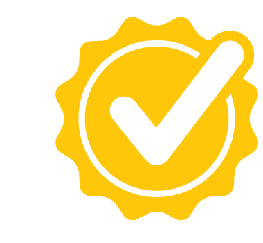 Yellow checkmark