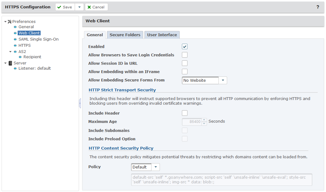 https configuration 