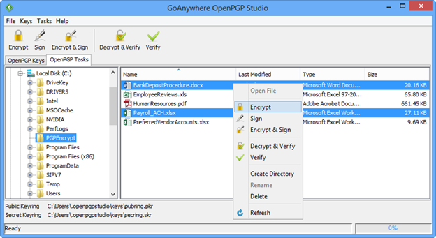 Open PGP Studio screenshot