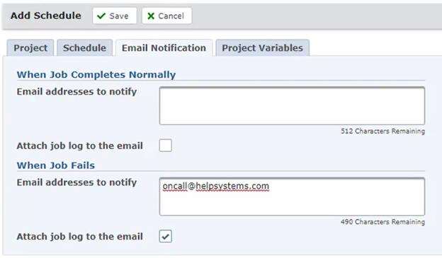Email Notifications and Passing Variables