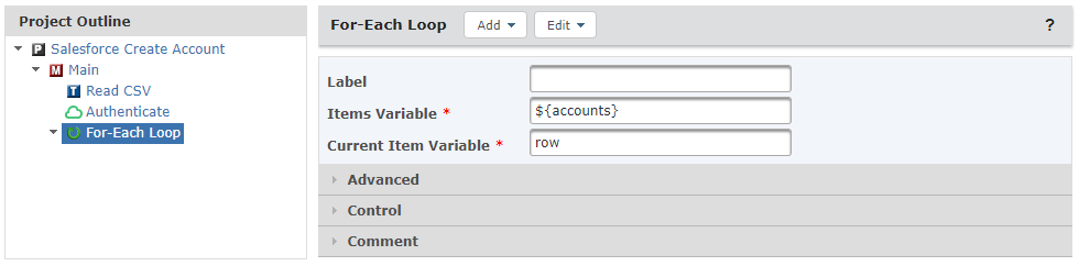 For-Each Loop Task