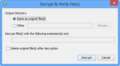 GoAnywhere Open PGP Decrypt and Verify Files