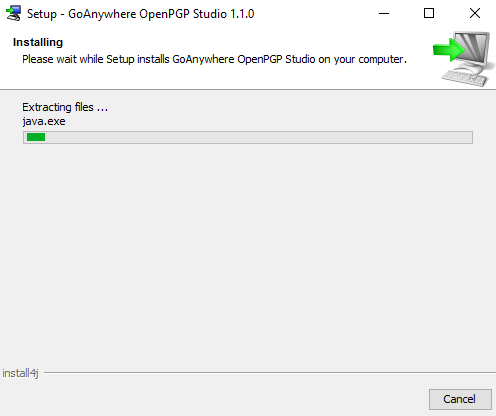 Windows Installation - GoAnywhere Open PGP Studio