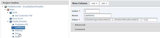 Modifying a column in RowSet