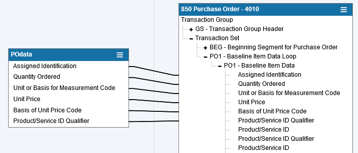 Write EDI X12 Data Mapper