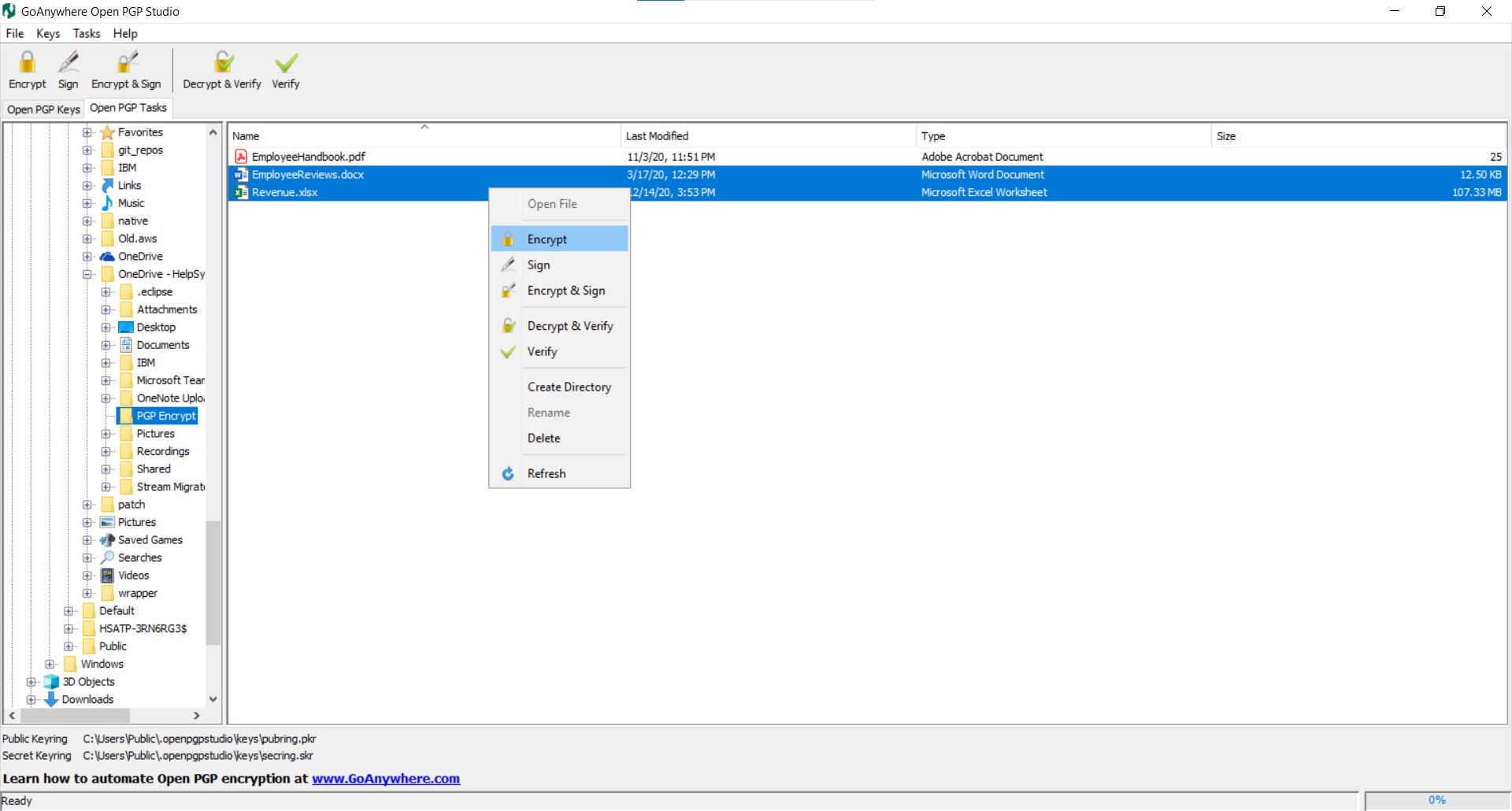 Open PGP Studio screenshot