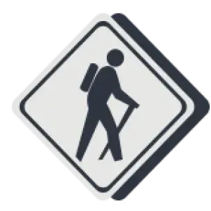 Hiker GoAnywhere logo