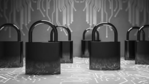 Series of padlocks to represent zero trust file transfers