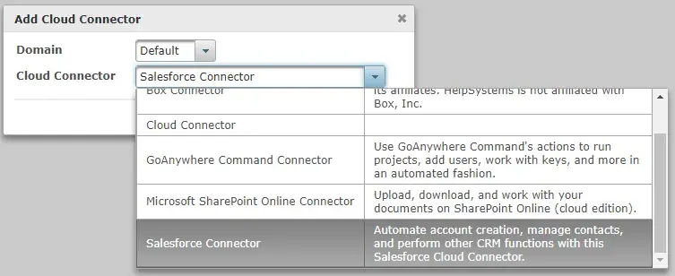 Add Cloud Connector Resource 