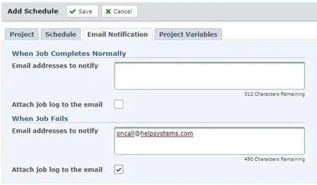 Email Notifications and Passing Variables