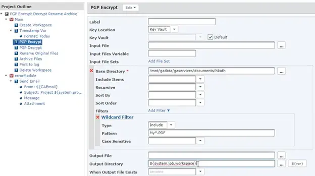 The PGP Encrypt Task