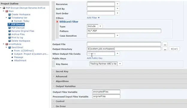 The PGP Encrypt Task