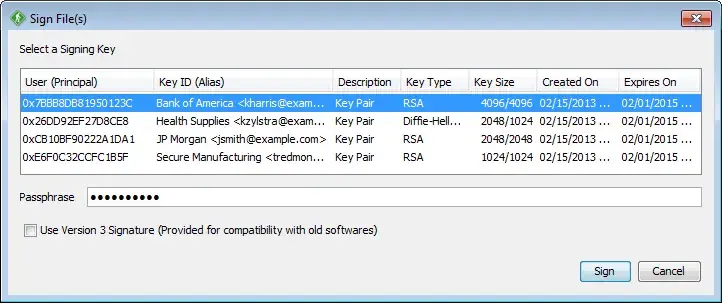 GoAnywhere Open PGP Encrypt and Sign Files