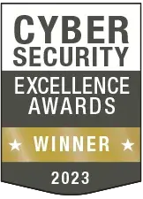 Cybersecurity Excellence awards winner badge