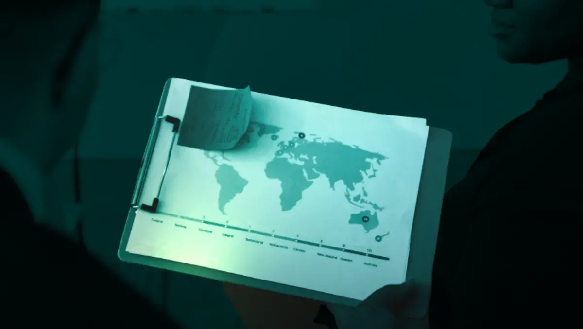 Scaling up MFT delivers growth and agility; illustrated with image of a world map on a screen